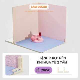 Phông nền chụp ảnh Fomex 60x60Cm có 1 Mặt Vân Xi Măng Nổi làm phông nền chụp ảnh
