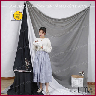Phông nền vải trắng trơn size to để chụp mẫu, lookbook...
