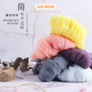 Vải voan lưới mỏng chụp hình cực xinh làm phụ kiện chụp ảnh