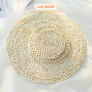Thảm Cói Làm Phụ Kiện Chụp Ảnh Và Lót Bàn Ăn
