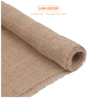 Phông vải bao bố màu nâu làm phông nền chụp ảnh, đậm chất vintage gần gũi thu hút