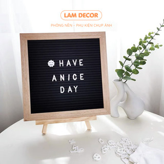 Bảng gỗ ghép chữ (Bao gồm cả chữ cái đi kèm và khung gỗ dựng)