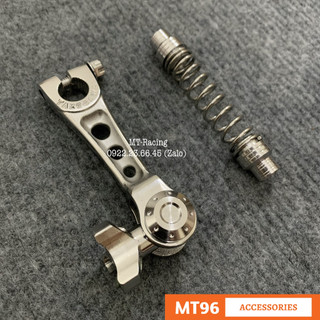 Bộ càng thắng salaya thẳng kèm lò xo chuẩn inox304 siêu sáng bóng gắn nhiều dòng xe thắng đùm