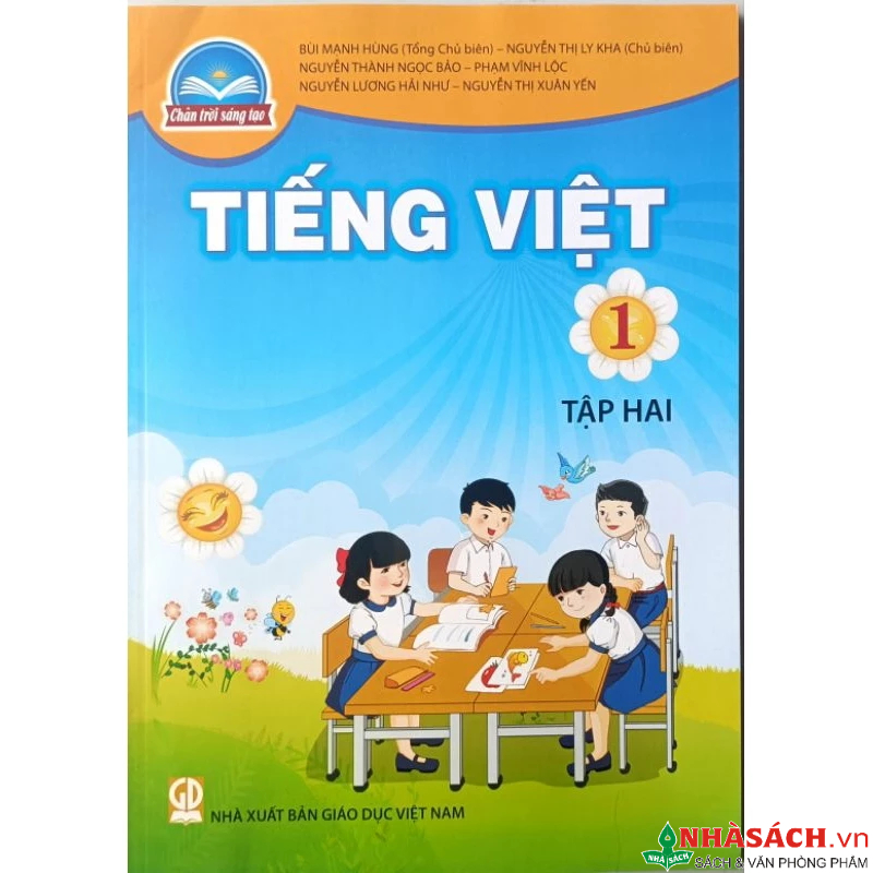 Tiếng việt 1 Tập 2 + Bìa bao