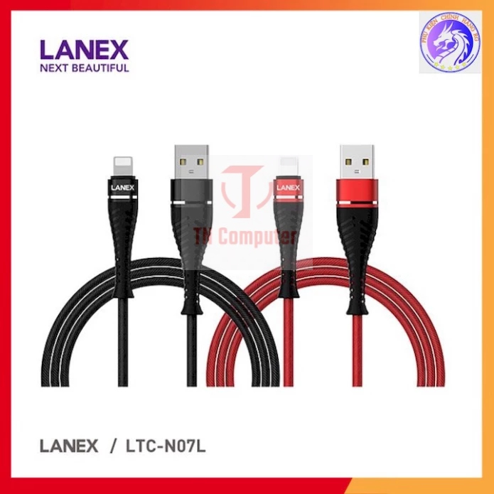 Cáp Sạc Nhanh Dây Dù Type-C USB 2.4A LANEX LTC-N07C-Dài 1M - SP00192 ..
