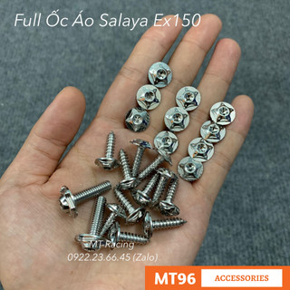 Full Ốc Áo Salaya Cho Ex150 Chuẩn Inox304 Có Bảo Hành