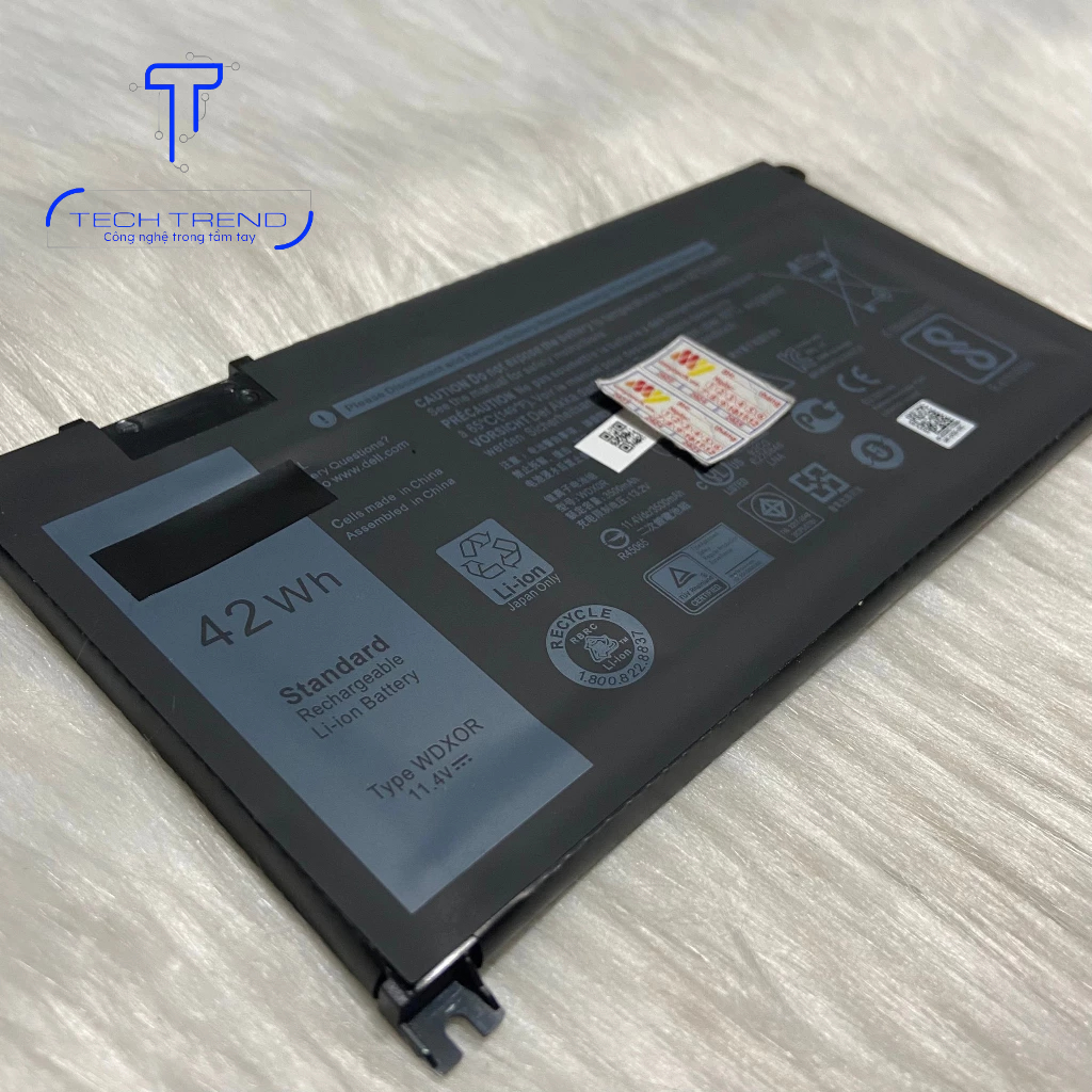 Pin Laptop Dell Inspiron 15 5567 5568 5578 5567 5565 5570 5770 5765 5584 Wdx0r zin cực tốt
