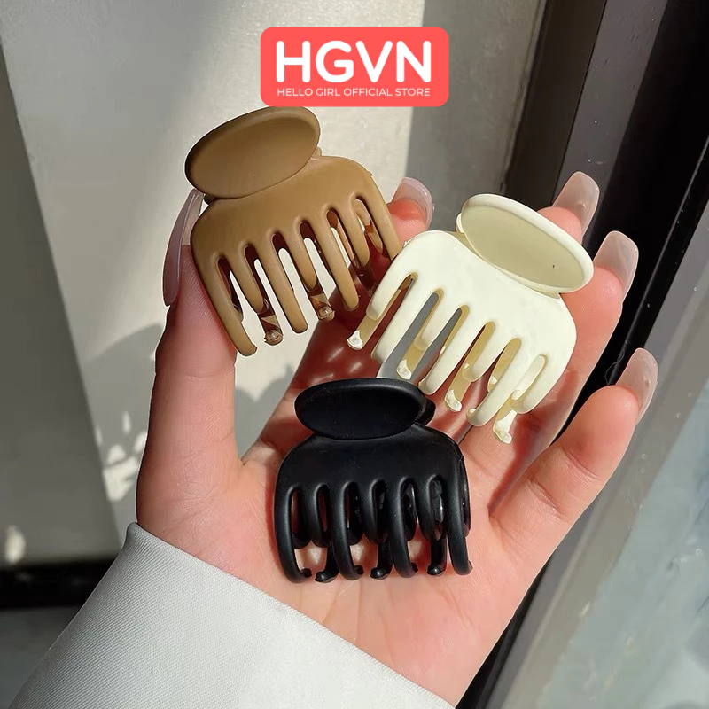 Kẹp Tóc Càng Cua Grabber 13 Răng 2 Lớp HGVN Tạo Kiểu Đuôi Ngựa Sau Đầu Phong Cách Mới Dành Cho Nữ