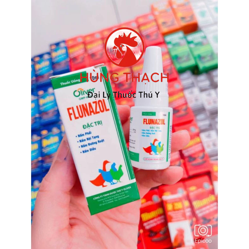 Flunazol chai 100ml - Fluconazol nấm họng, đẹn miệng, nấm phổi, nấm tạng chăm sóc vật nuôi