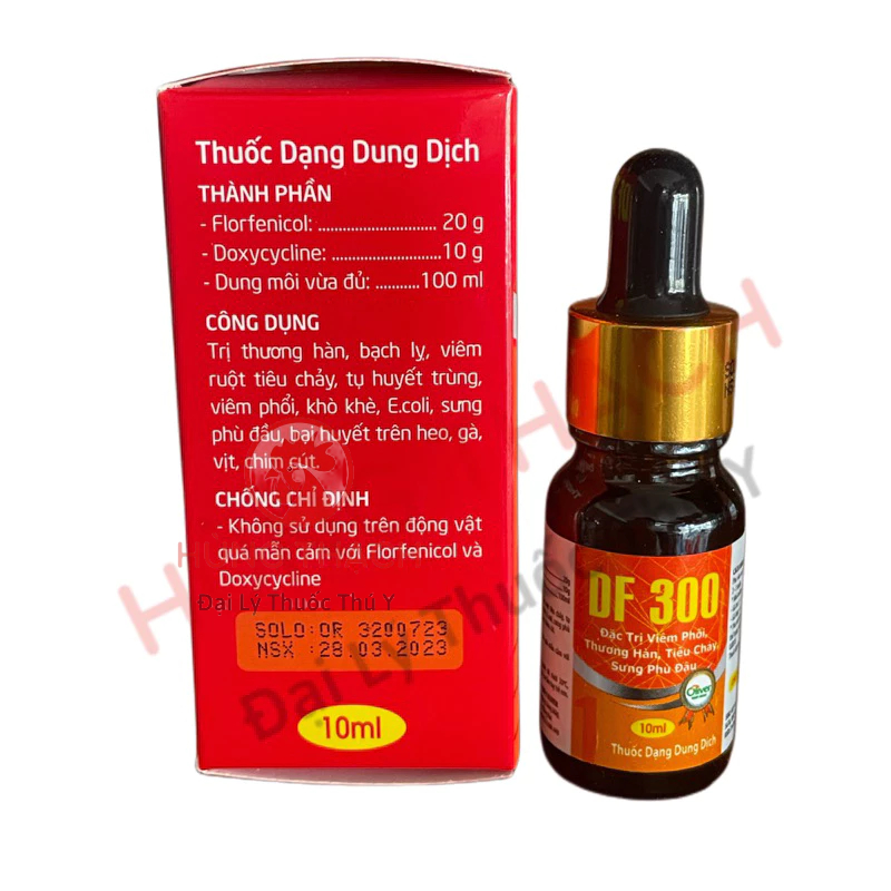 DF 300 10ml gà chăm sóc vật nuôi