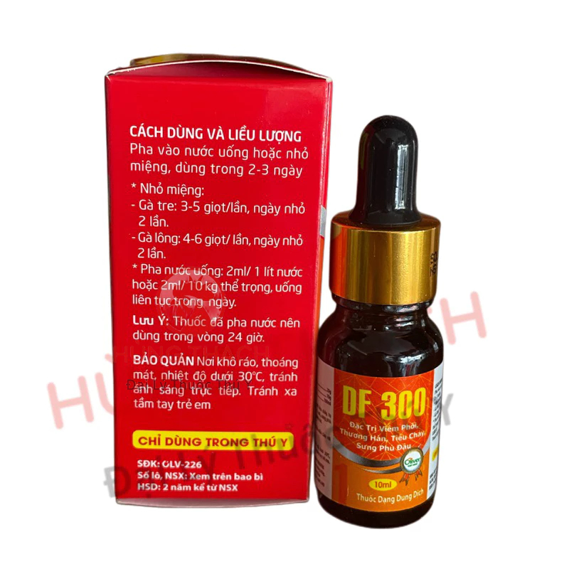 DF 300 10ml gà chăm sóc vật nuôi