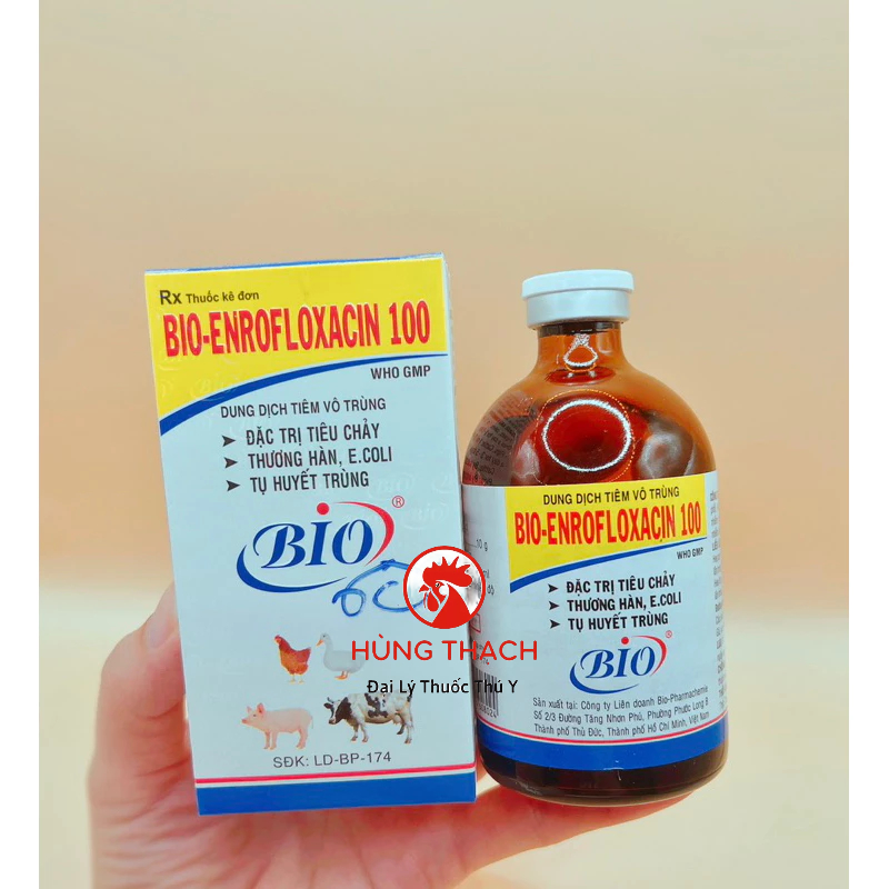 Bio enrofloxacin-100  tiêu chảy