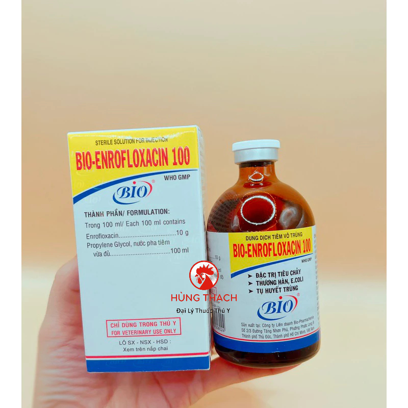 Bio enrofloxacin-100  tiêu chảy