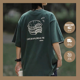 Áo phông unisex cat 3934 sushi burger rhodishop