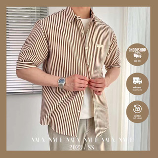 Sơ mi nam kẻ cộc tay 2363 rhodishop