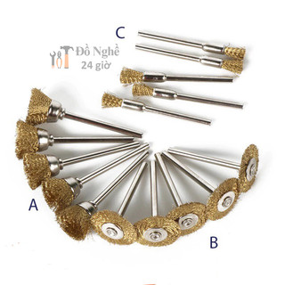 Chổi đánh rỉ sét trục 3mm -