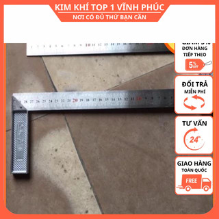 Thước đo góc, ke vuông inox 30cm Loại Xịn