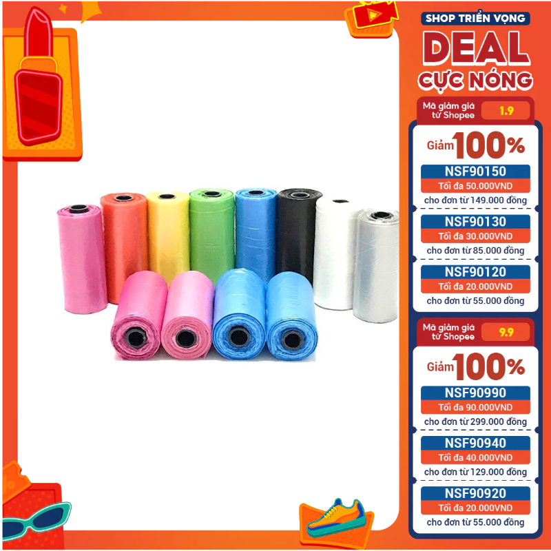 COMBO 50 túi dọn phân cho mèo