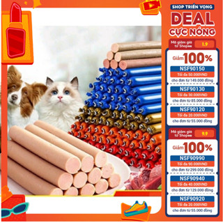   SIÊU RẺ  COMBO 300 Thanh xúc xích cho chó mèo 