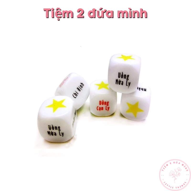 Xúc xắc bàn nhậu - Xúc xắc uống bia - Viên xí ngầu bàn nhậu