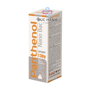 Xịt Panthenol Nano Bạc 130ml (bôi bỏng, hăm tã, cháy nắng...)