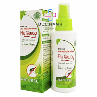 Xịt đuổi muỗi Flyaway 100ml Xua đuổi muỗi hiệu quả, nhanh chóng, tiện lợi, có thể mang theo mọi lúc, mọi nơi, phù hợp ch