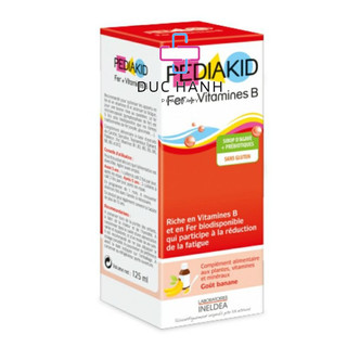 PEDIAKID bổ sung Sắt và Vitamin B cho bé từ 6 tháng tuổi 125ml