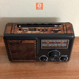 Đài Radio Sony SW-888UAR 4 band đọc Usb, thẻ nhớ