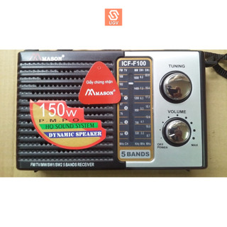 RADIO MASON 5 BAND ICF-F100 CHÍNH HÃNG