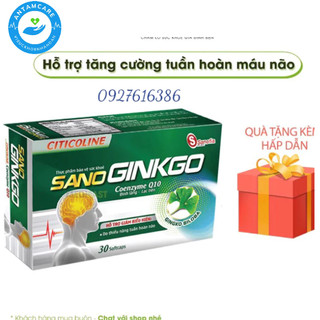 Sano Ginkgo hộp 30v ngày uống 1v