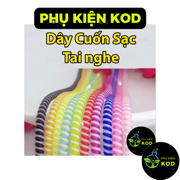 Dây quấn bảo vệ Cáp sạc và tai Nghe điện thoại