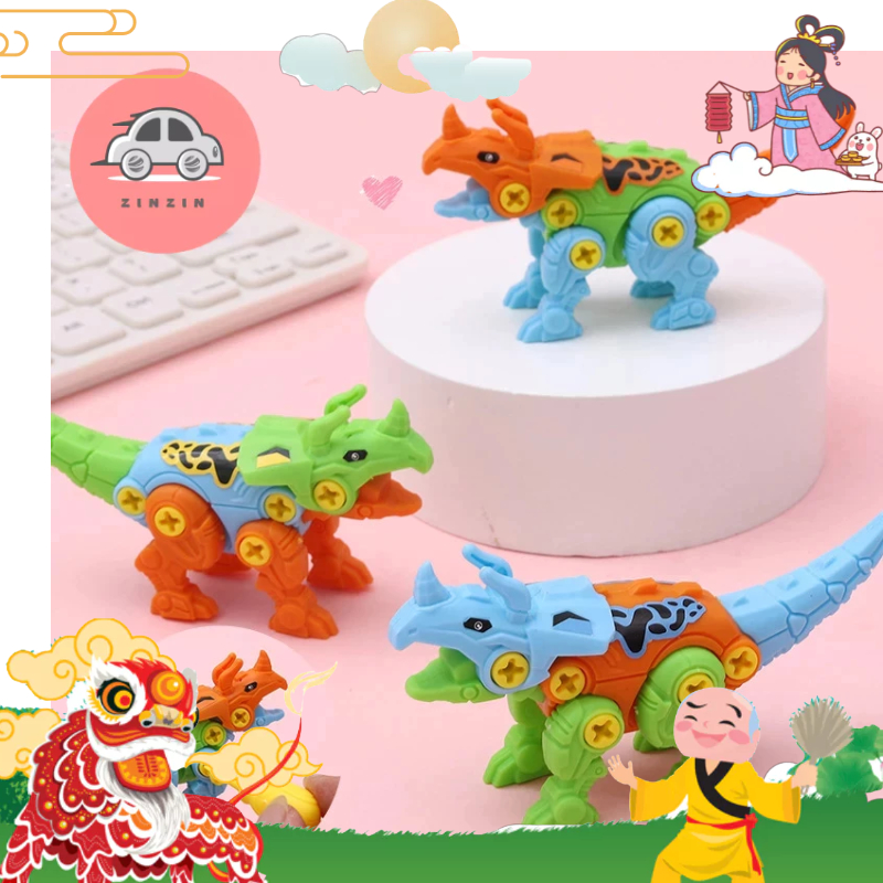 Đồ Chơi Trẻ Em Lắp Ghép Chú Khủng Long Nhỏ Dễ Thương