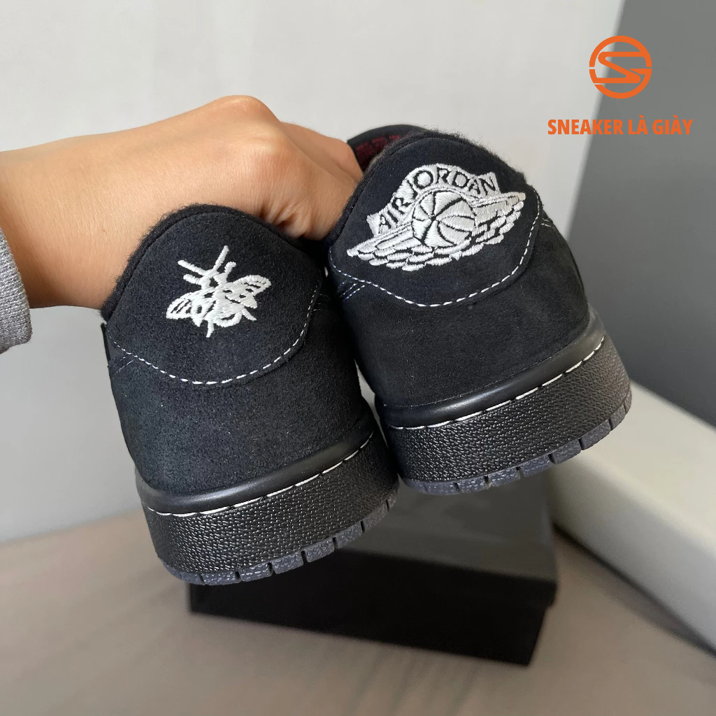 Giày Travis Scott x Air Jordan 1 Low OG SP ‘Black Phantom’ DM7866-001 - High Quality FULLBOX