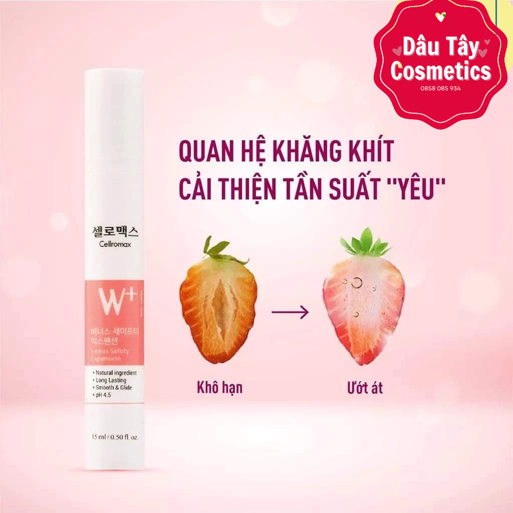 🔥GIÁ TỐT🔥 Gel Dưỡng Da Vùng Kín, Khử Mùi, Kháng Khuẩn, Se K.H.I.T VENUS SAFETY EXPANSION 15ML - Cellromax Hàn Quốc
