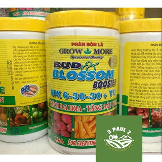 Phân bón lá growmore npk 6-30-30+te 500gr kích thích ra hoa - tăng đậu quả