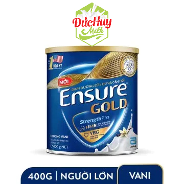 Sữa bột Abbott Ensure Gold Hương Vani 400g - 380g