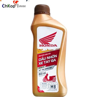 Nhớt honda 4t 10w30 0.8l chính hãng - dầu nhờn xe ga