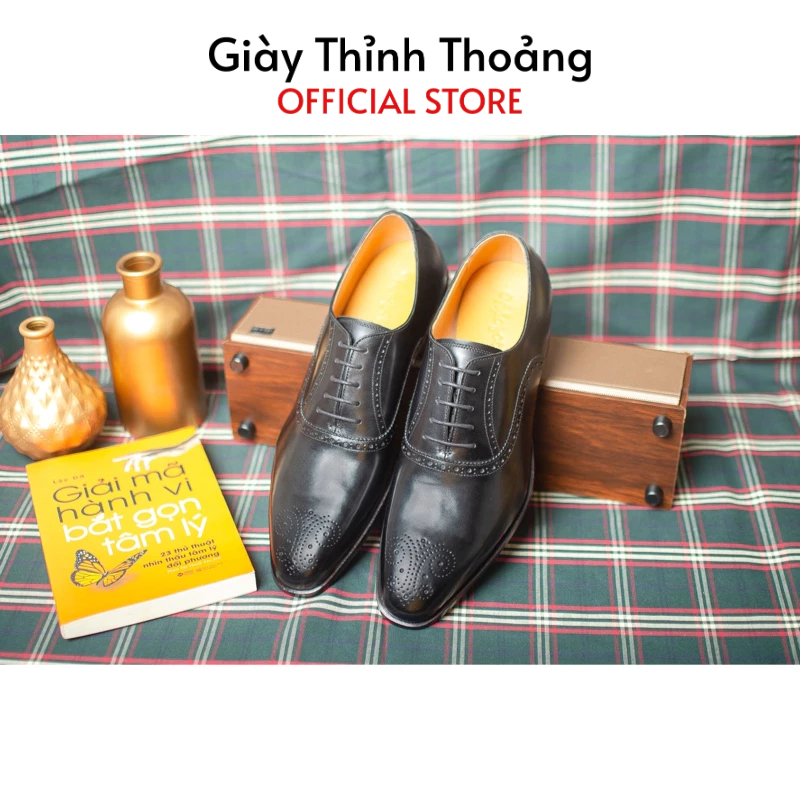 Giày Tây Nam Công Sở Kiểu Dáng Oxford Thời Trang Lịch Sự Sang Trọng Cao Cấp (HH 57)