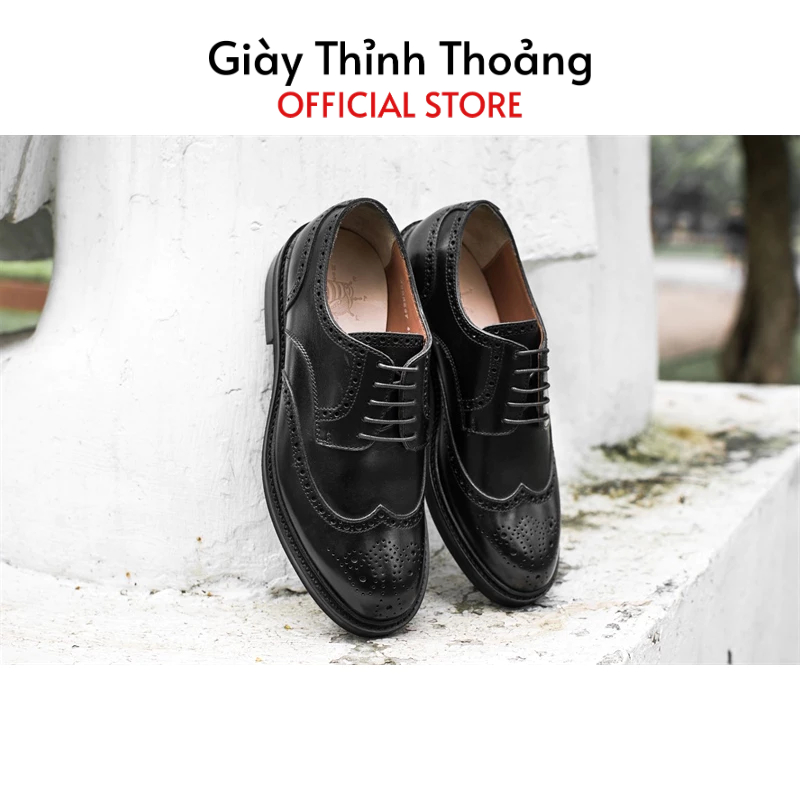 Giày Tây Nam Công Sở Kiểu Dáng Derby Thời Trang Lịch Sự Sang Trọng Cao Cấp (FORREST)
