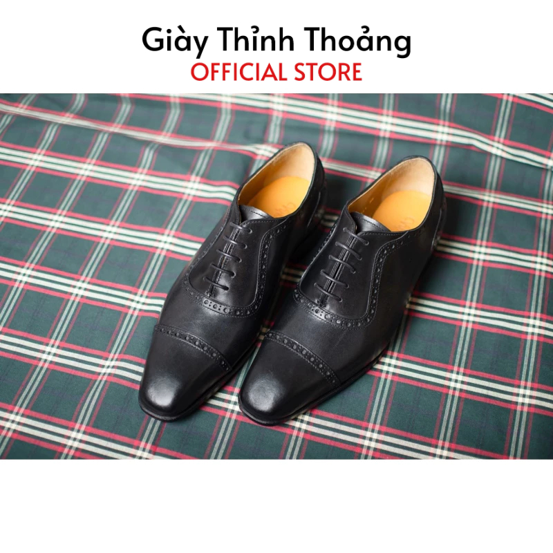 Giày Tây Nam Công Sở Kiểu Dáng Oxford Thời Trang Lịch Sự Sang Trọng Cao Cấp (OF 173 MO 11)