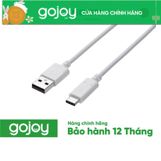 Cáp sạc chuẩn c 1,5m màu trắng elecom mpa-ac15nwh chính hãng - bảo hành 12 tháng