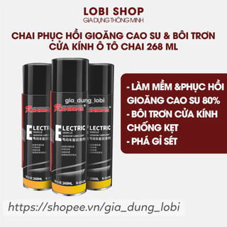 Chai xịt bảo dưỡng silicon phục hồi gioăng cao su ô tô Rundong Chai xịt bôi trơn cửa kính ô tô chống kẹt