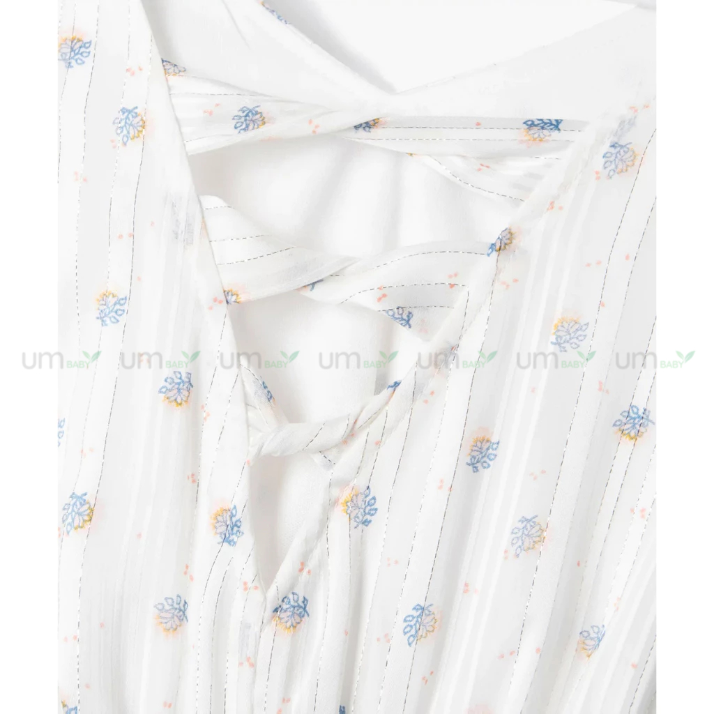 Váy bé gái mùa hè dáng vintage GEM0 họa tiết hoa lấp lánh sequin 4-6 tuổi  đầm xuất dư bé gái váy đầm trẻ em