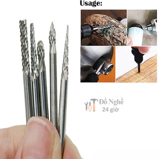 Bộ 20 mũi khắc, mài, làm lũa Vonfram cao cấp 3x3mm