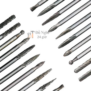 Bộ 20 mũi khắc, mài, làm lũa Vonfram cao cấp 3x3mm