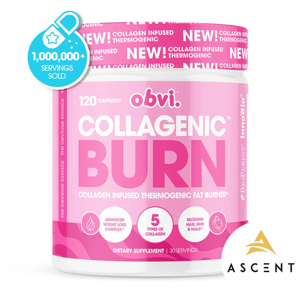 Kiểm soát cân nặng, làm đẹp, trẻ hóa da tóc móng Obvi Collagen Fat Burner : Made in USA