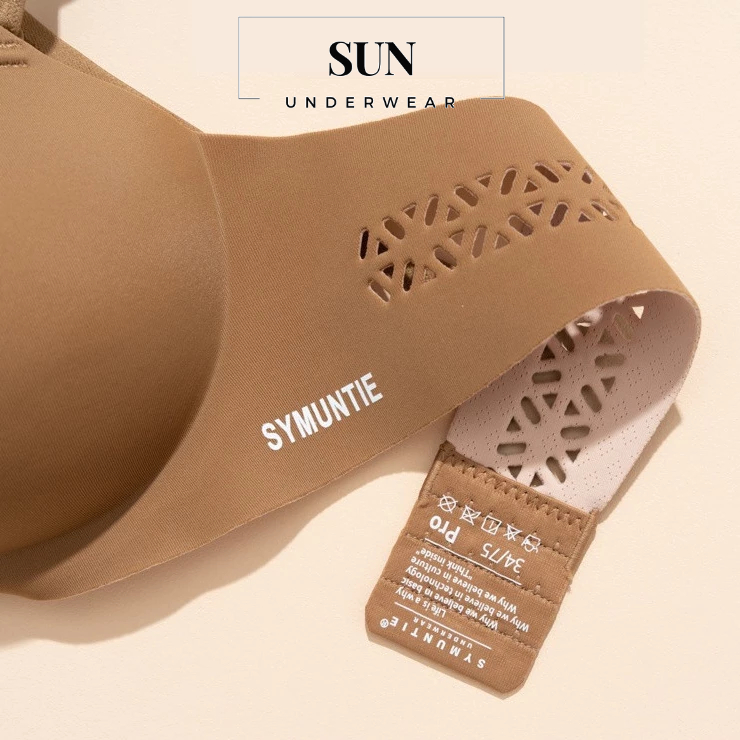 Áo Lót Nữ SU Đúc Nâng Ngực Thông Hơi Không Gọng Nâng Ngực Bàn Tay Chống Hằn Mỡ SUN S03