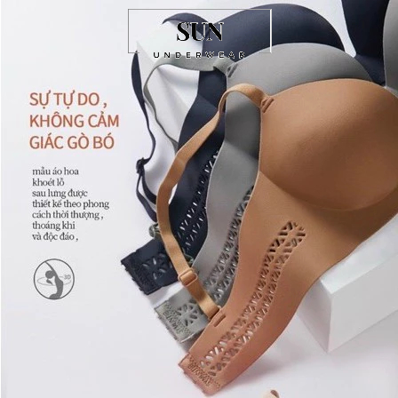 Áo Lót Nữ SU Đúc Nâng Ngực Thông Hơi Không Gọng Nâng Ngực Bàn Tay Chống Hằn Mỡ SUN S03