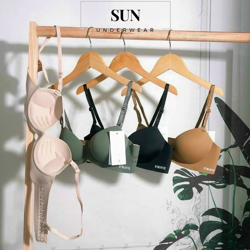Áo Lót Nữ SU Đúc Nâng Ngực Thông Hơi Không Gọng Nâng Ngực Bàn Tay Chống Hằn Mỡ SUN S03