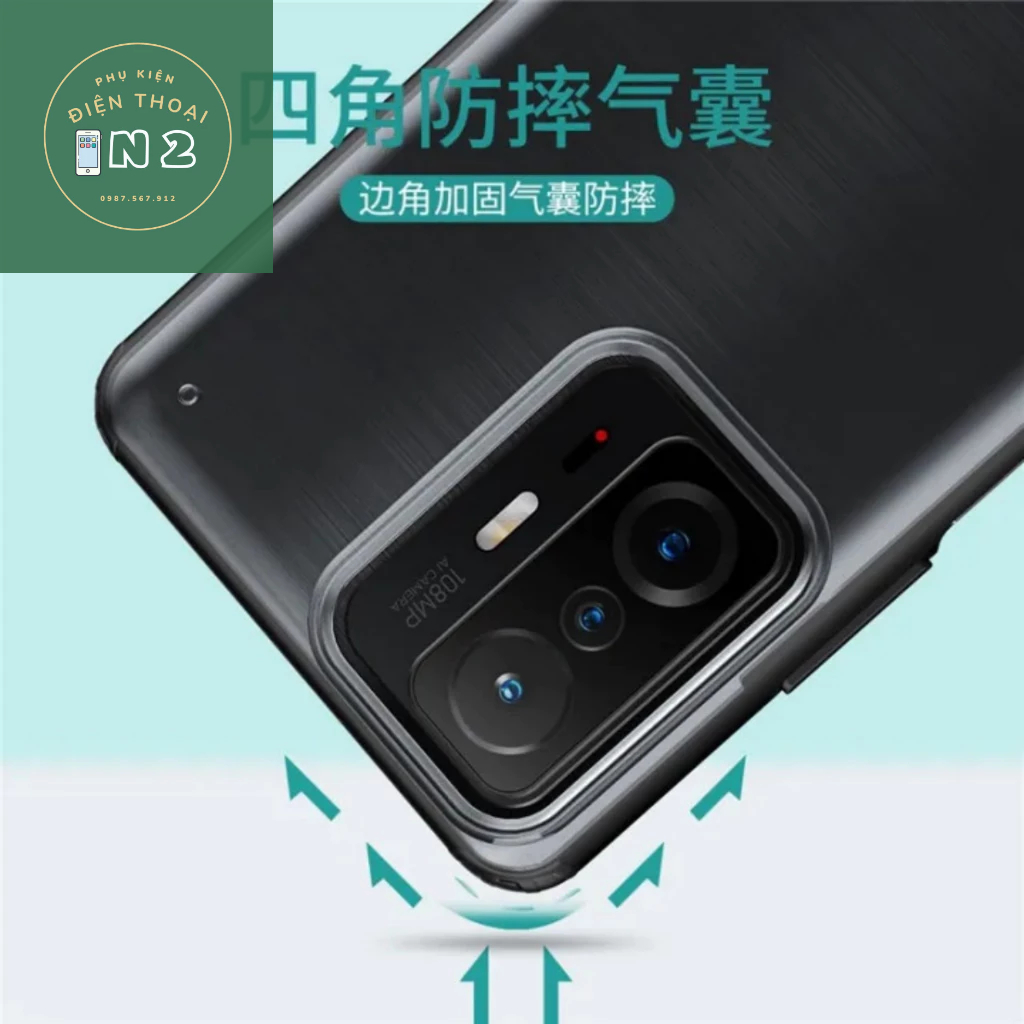 Ốp Lưng Wlons Lưng Nhám Viền Dẻo TPU Xiaomi Mi 11T / Mi 11T Pro